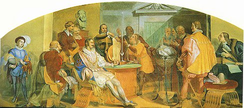 Weerhuisje.eu - Middeleeuwen en Renaissance - Ontwikkeling van het Weer in de Middeleeuwen - Ferdinand II in de Accademia del Cimento